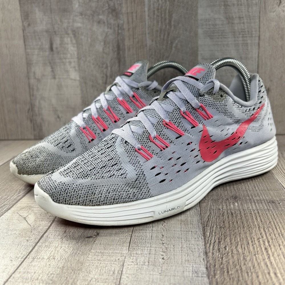 Nike Lunar Tempo Women's Running Shoes Titanium Pink Gray Size 9.5 705462-501